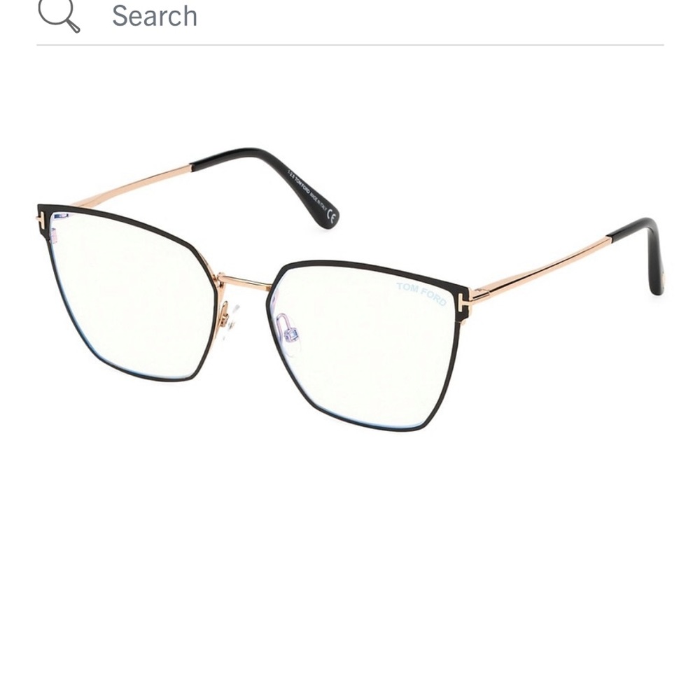 Tom Ford Woman’s Angular Metal Glasses - Picture 6 of 7